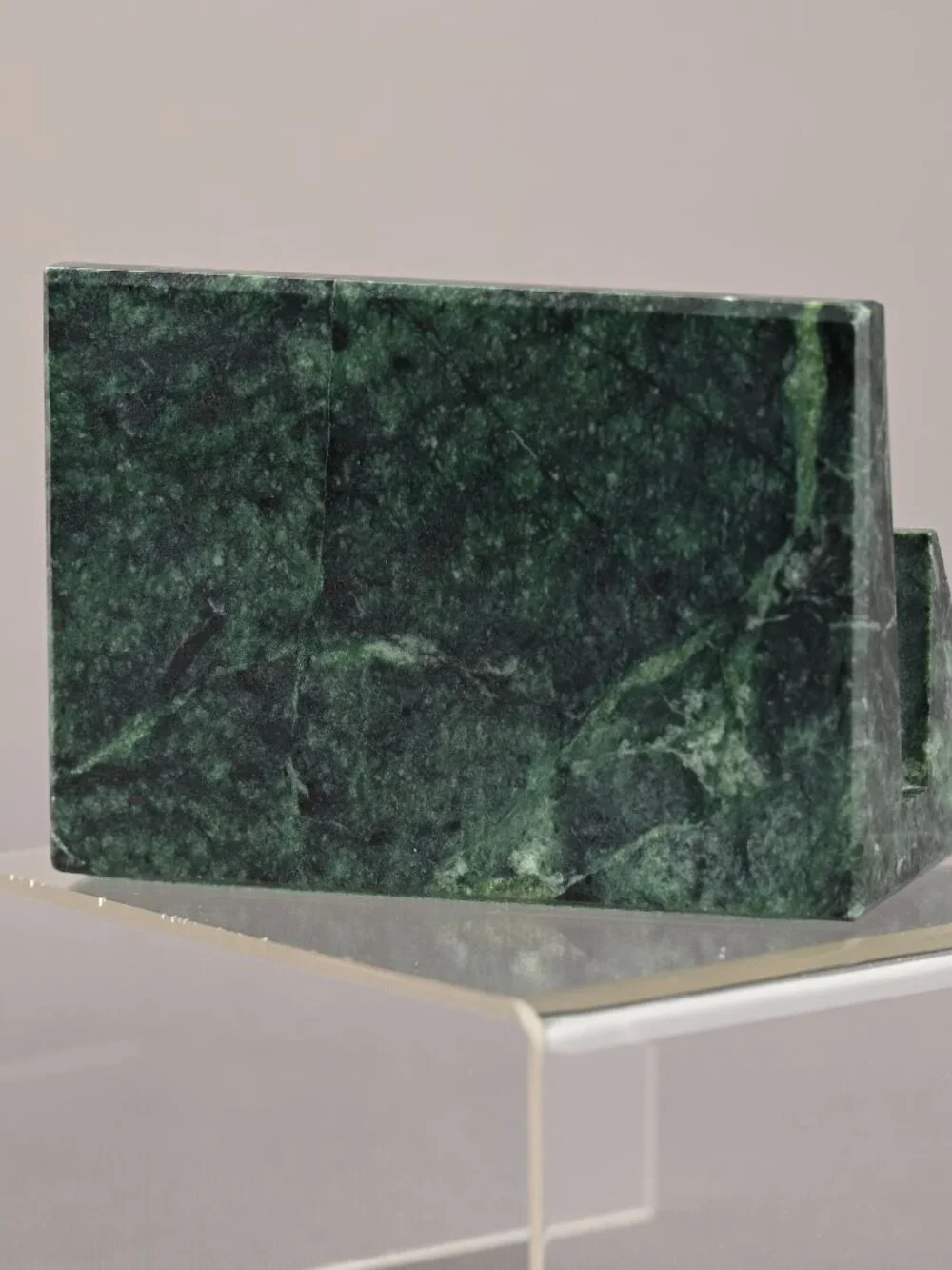 Vermont Marble Green Marble Business Card Holder Vintage Made In Vermont In 1999